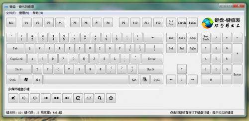 虚拟键盘_键代码查看_邓学彬(泪闯天涯)