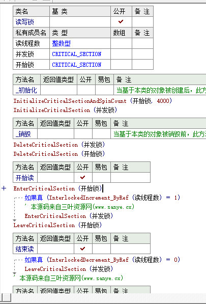 易语言读写锁1.2模块源码